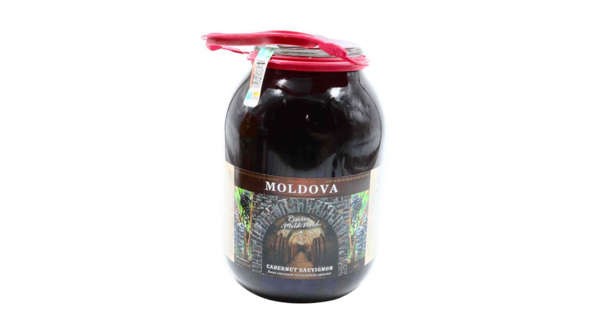 Вино Cabernet Sauvignon красное полусладкое 10% 3 л банка