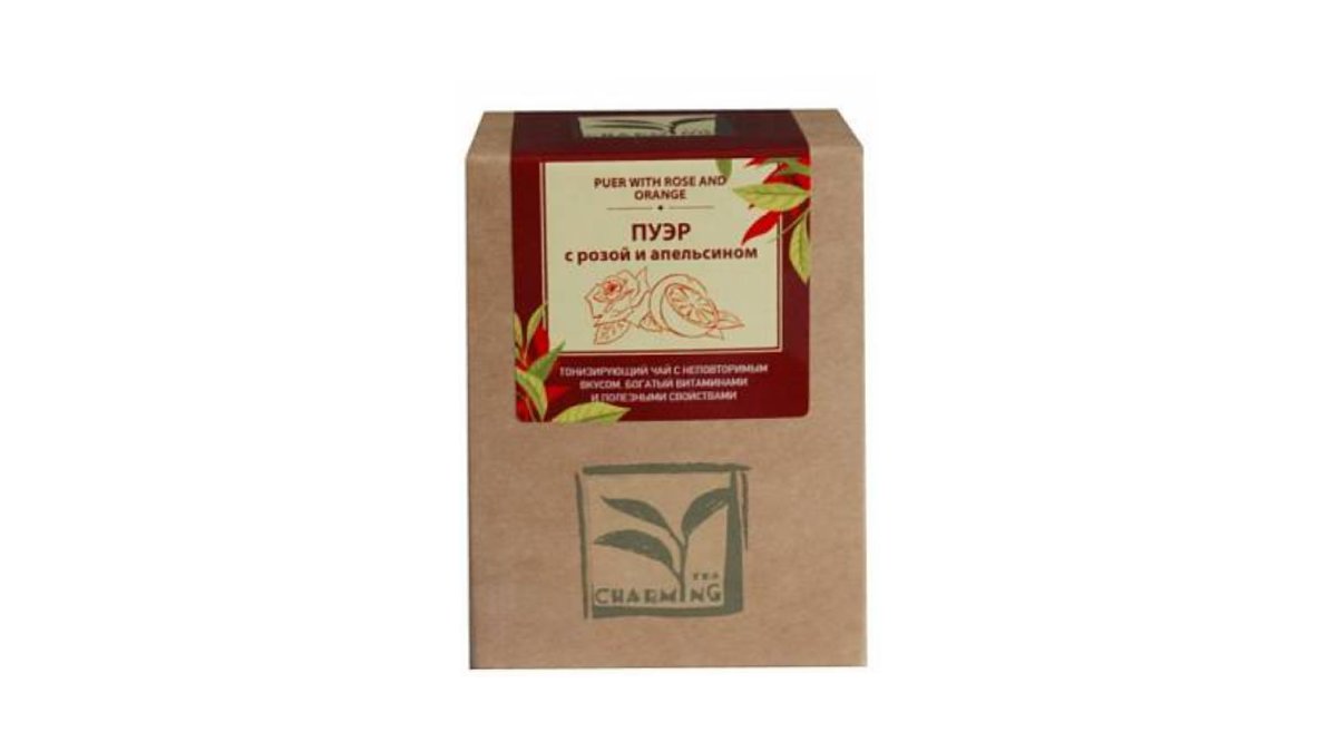 Чай Charming Tea фруктовый роза-апельсин 100 г
