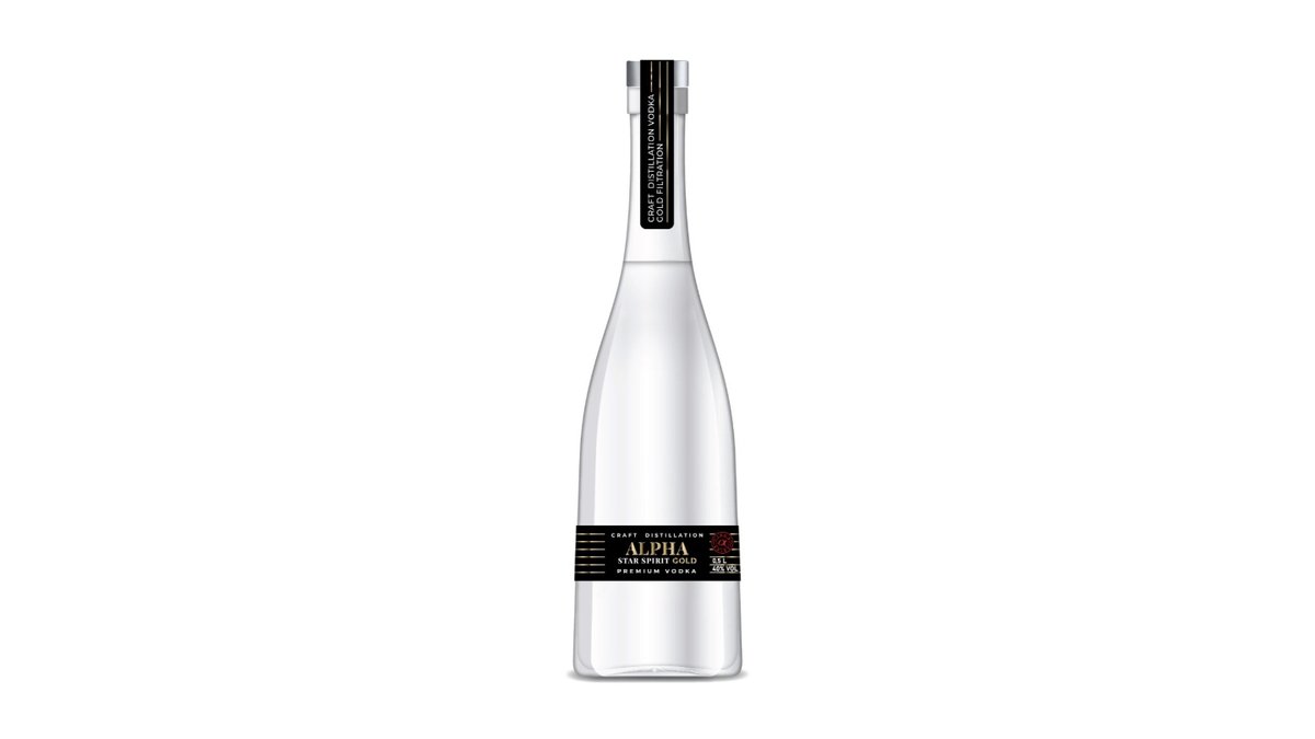 Водка Alpha Star Spirit Gold 40% 0.5 л