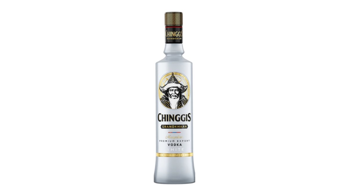 Водка Chinggis Grandkhaan White 39% 0.5 л