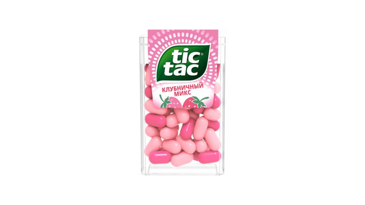Драже Tic Tac клубничный микс 16 г