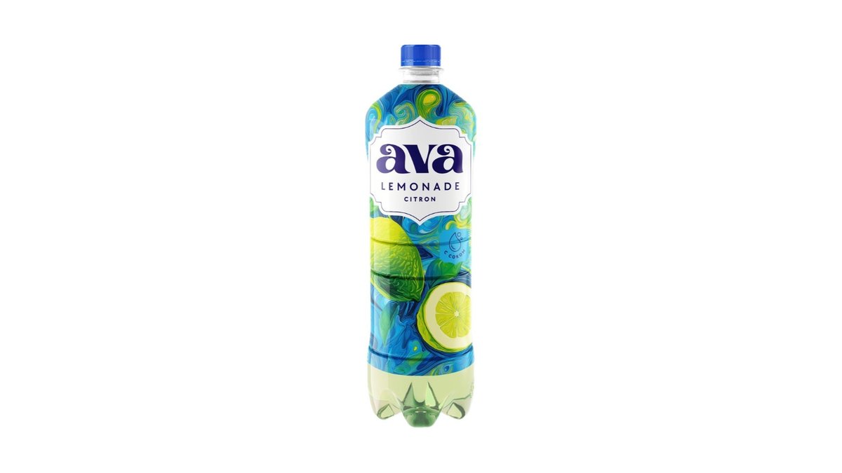 Лимонад Ava Citron газированный 1 л