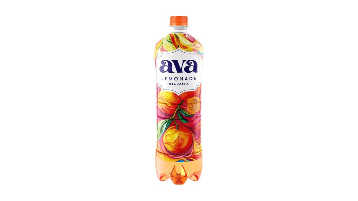 Лимонад Ava Orangelo газированный 1 л