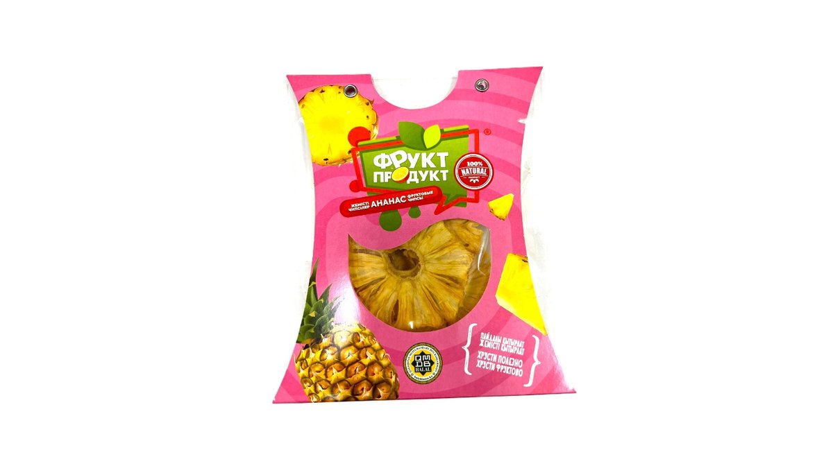 Чипсы фруктовые Фрукт Продукт ананас 30 г
