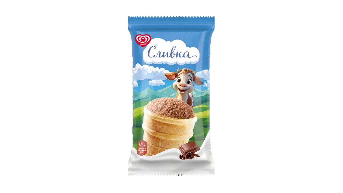 Мороженое Сливка шоколад 60 г