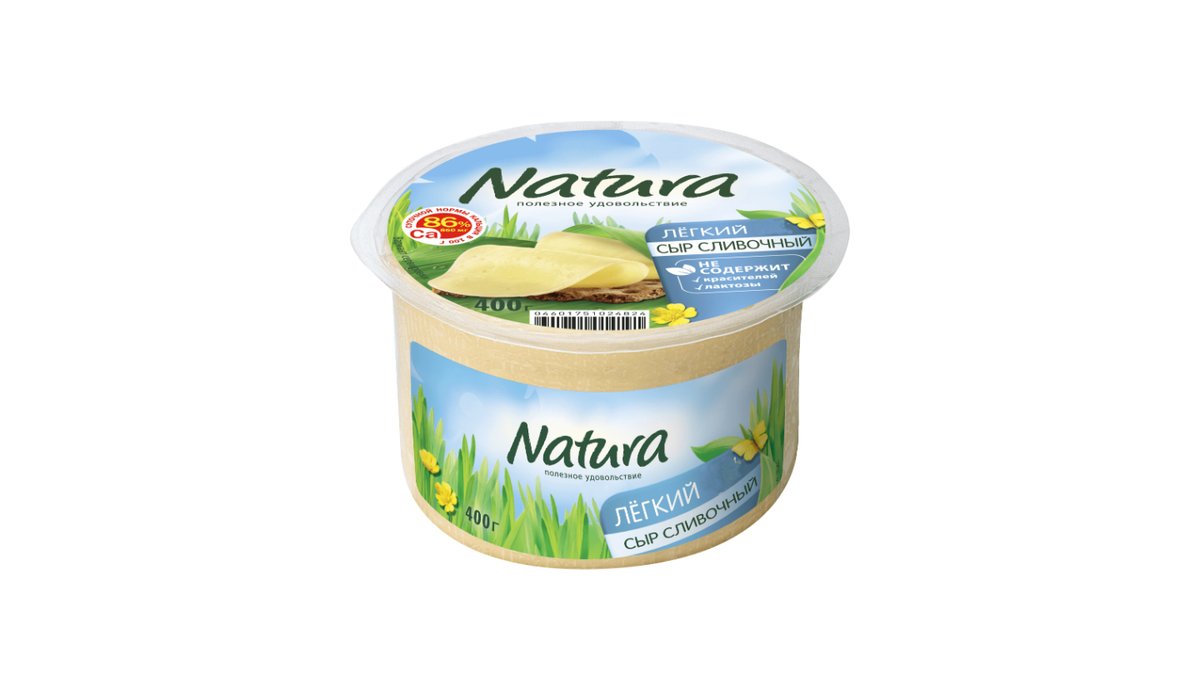 Сыр Natura лёгкий 30% 400 г
