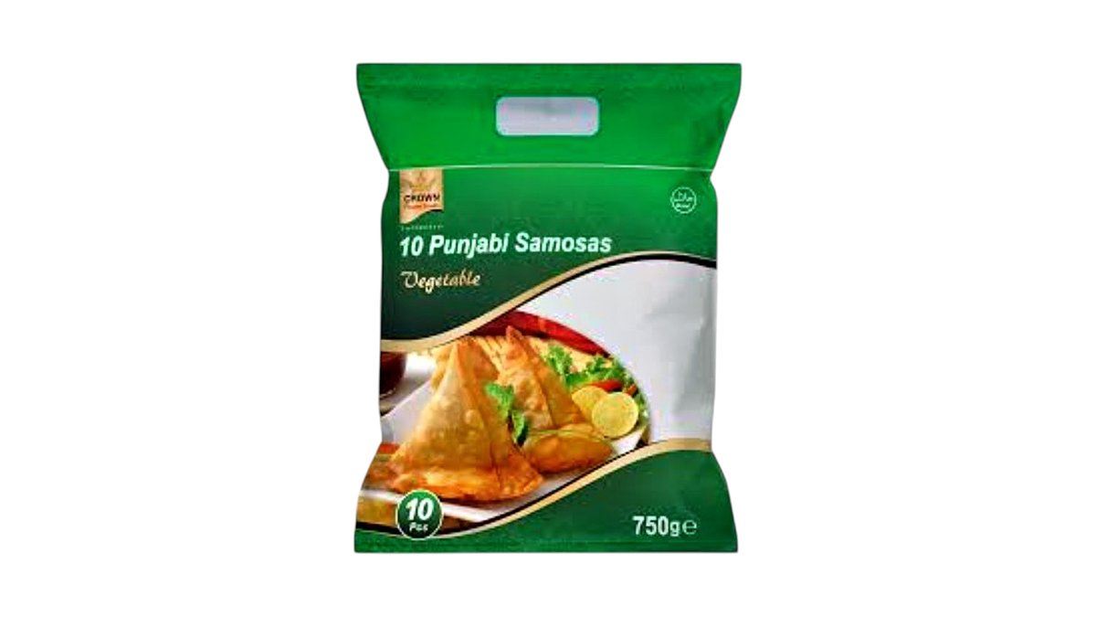 CROWN 10 PCS PUNJABI Vegetable SAMOSAS