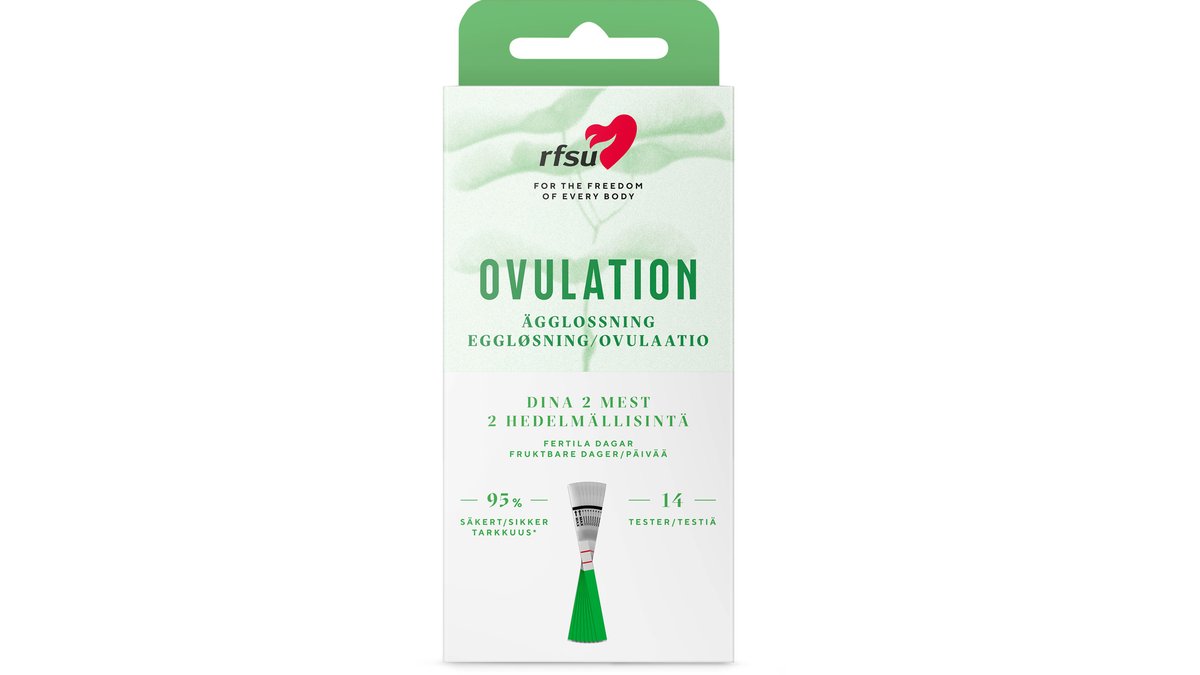 RFSU Ovulaatiotesti testitikut testiliuskoja 14kpl