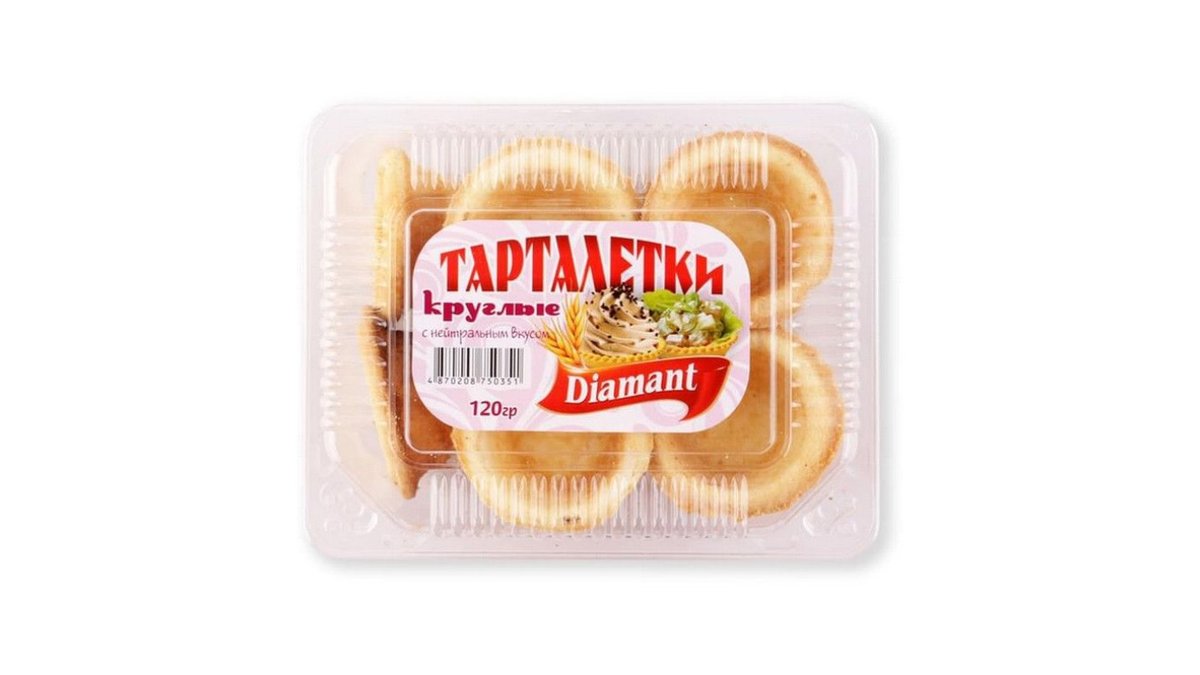 Тарталетки Diamant круглые 120 г