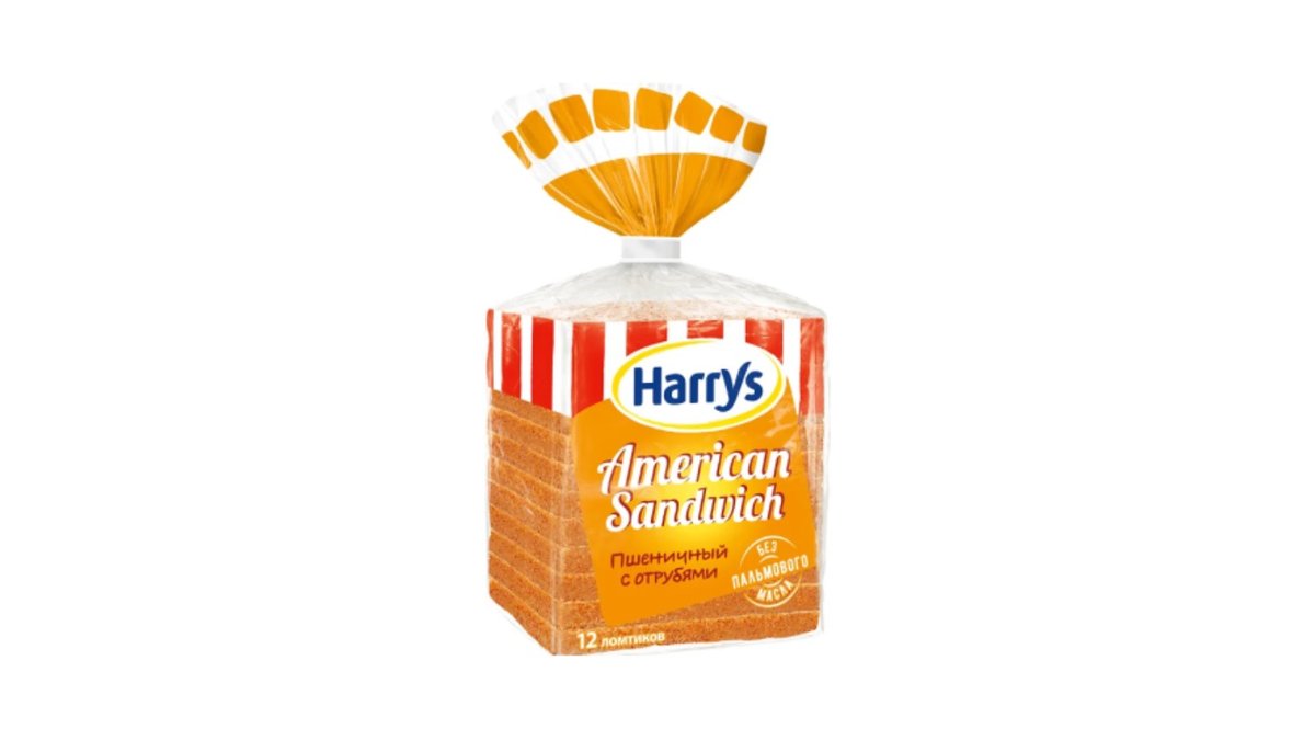 Хлеб Harry`s American Sandwich с отрубями 515 г