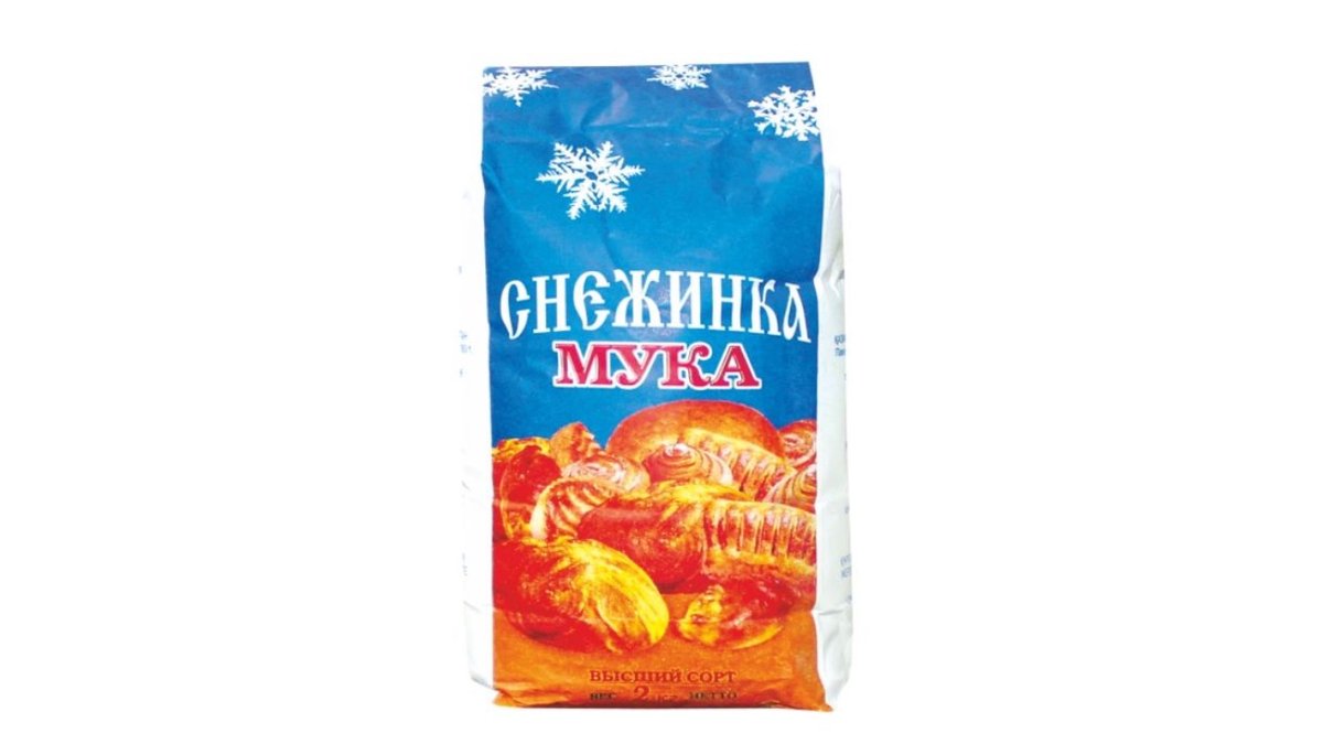 Мука Снежинка высший сорт 2 кг
