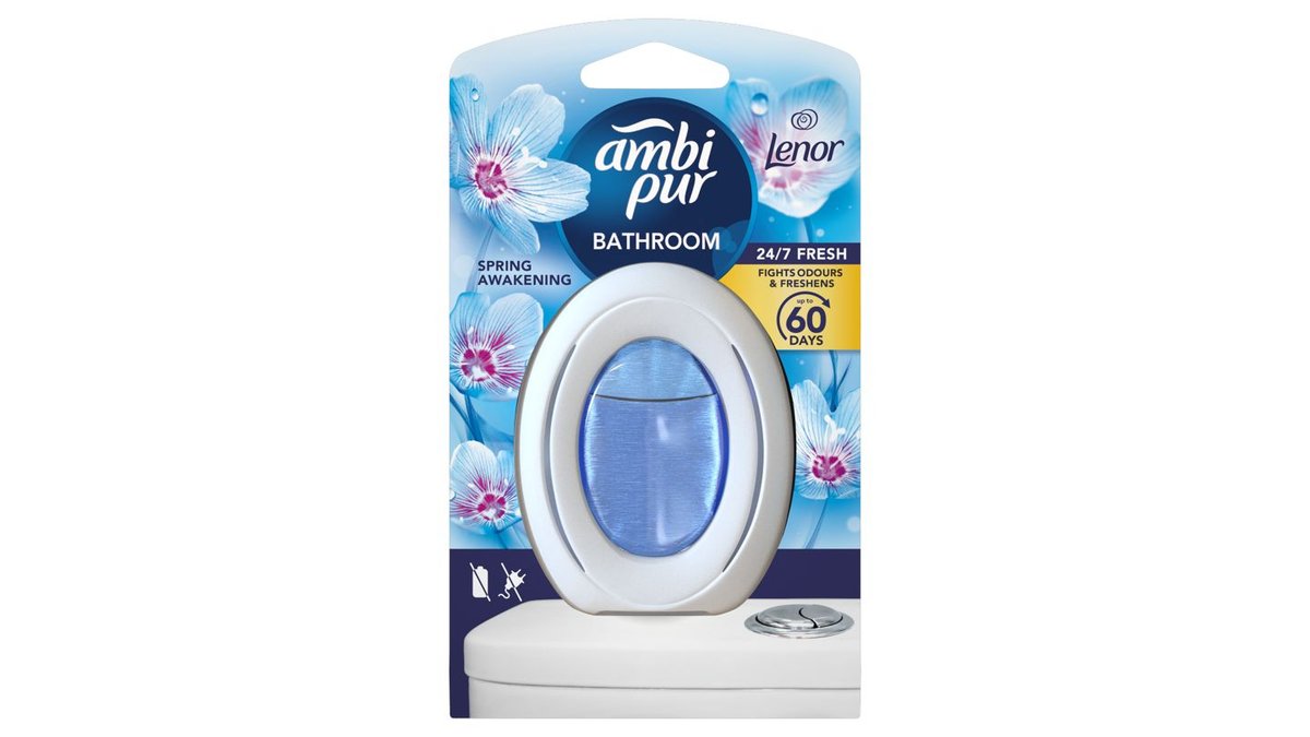 Ambi Pur Bathroom Osvěžovač Vzduchu, Bojuje S Pachy A Osvěžuje, Spring Awakening  ks