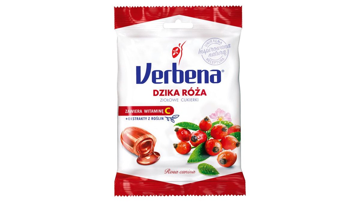 Verbena Ziołowe cukierki dzika róża 60 g