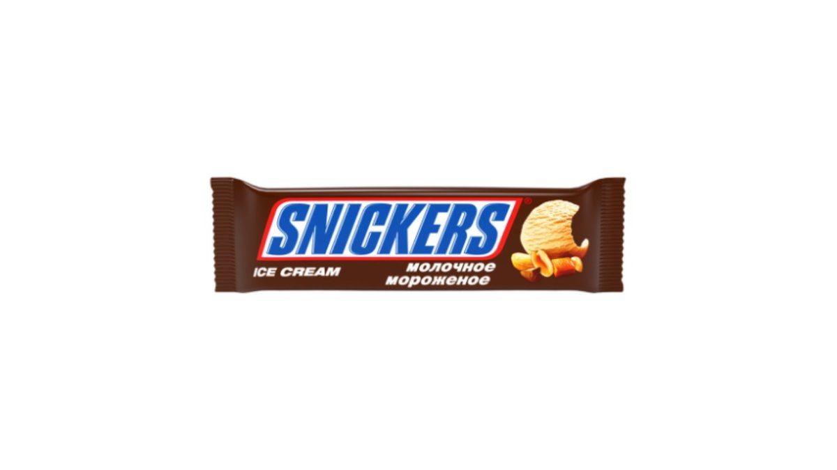 Мороженое Snickers батончик, 48 г