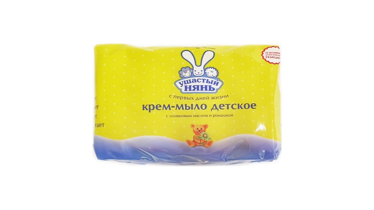 Крем-мыло Ушастый Нянь с ромашкой 4*100 г