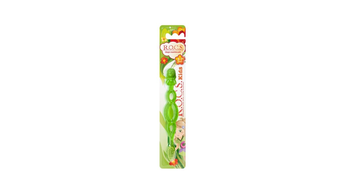Зубная щетка R.O.C.S. Kids 3-7 лет Мягкая 1 шт
