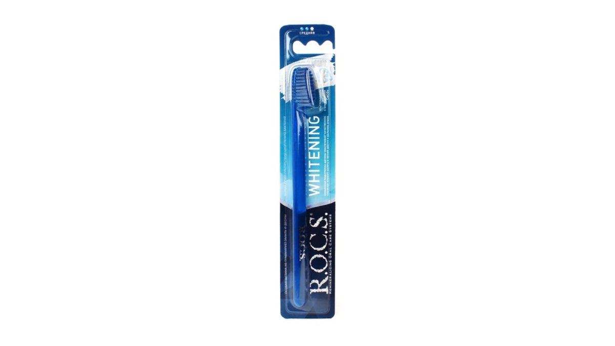 Зубная щетка R.O.C.S. Whitening средняя 1 шт