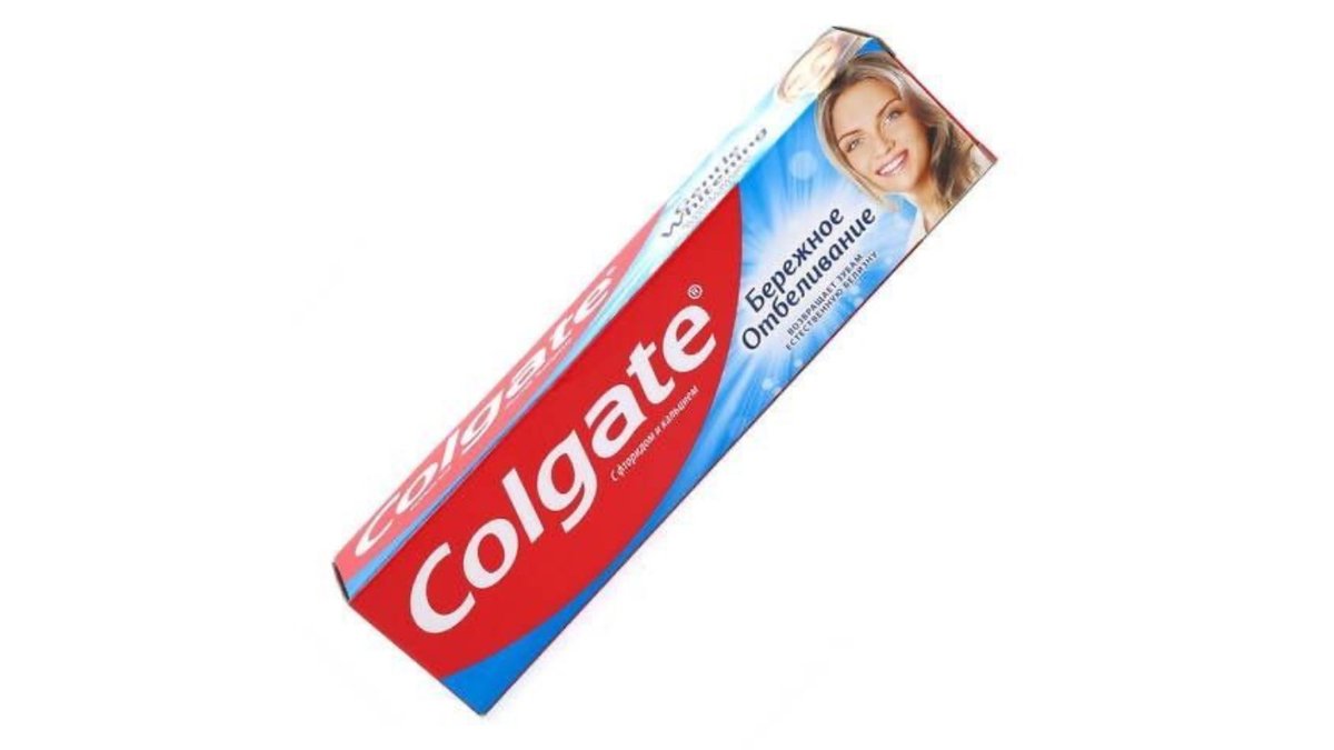 Зубная паста Colgate бережное отбеливание 100 мл