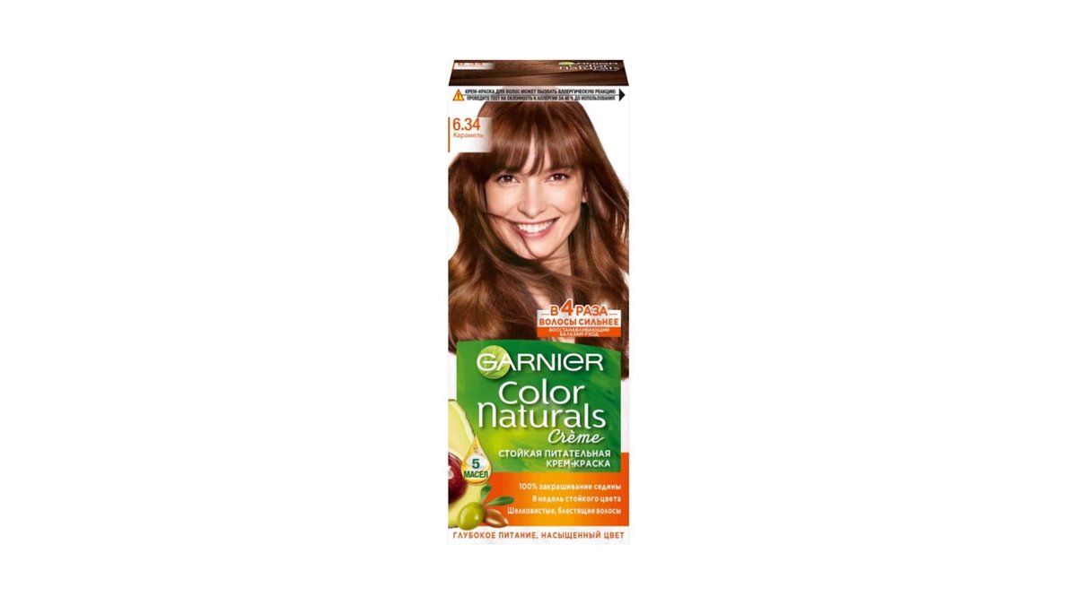 Краска Garnier Naturals 6.34 Карамель