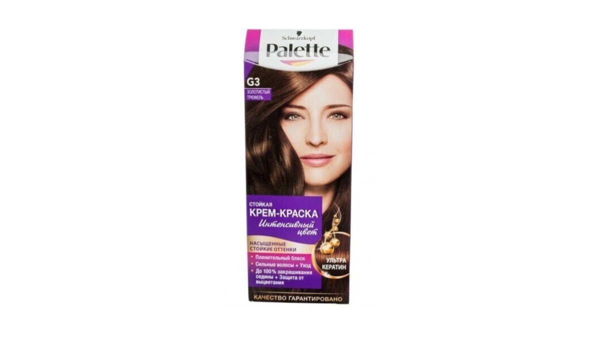 Краска для волос Palette G3 Золотистый трюфель