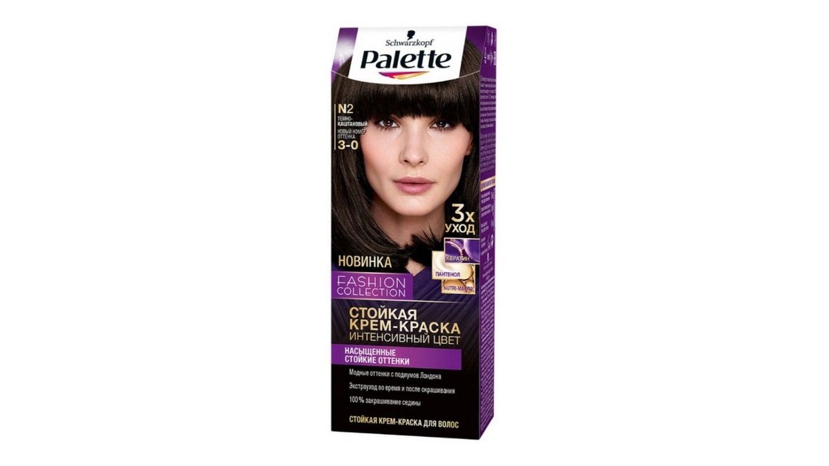 Краска для волос Palette 2 Темно-каштановый