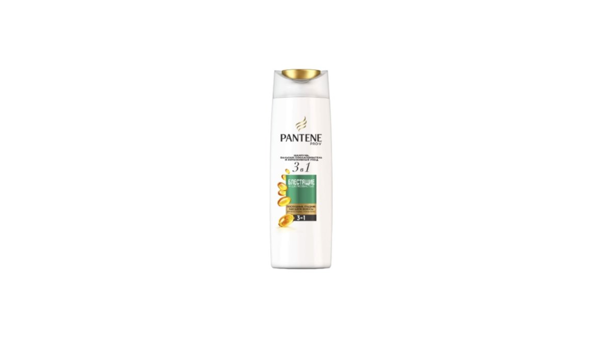 Шампунь Pantene 3в1 Блестящие и шелковистые 360 мл