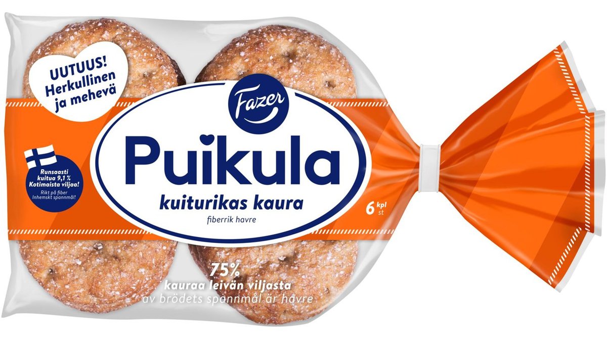 ** Fazer Puikula Kuiturikas Kaura 6kpl 330g