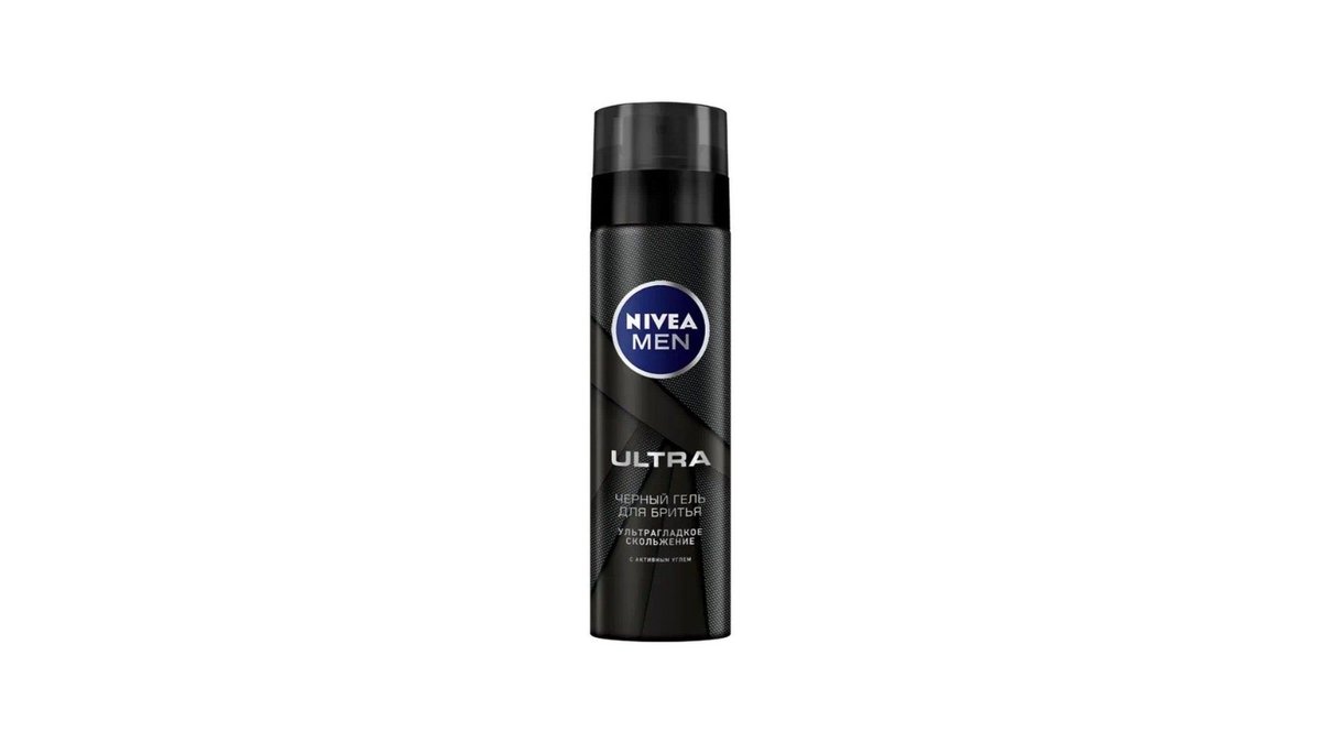 Гель для бритья Nivea Men Ultra Черный 200 мл
