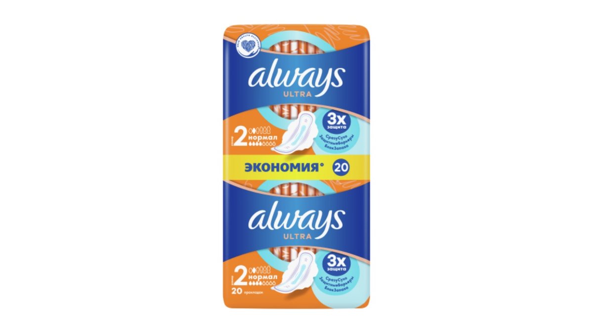 Прокладки Always Normal Plus Duo 20 шт