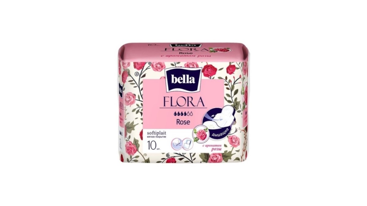 Прокладки гигиенические Bella Flora Rose 10 шт