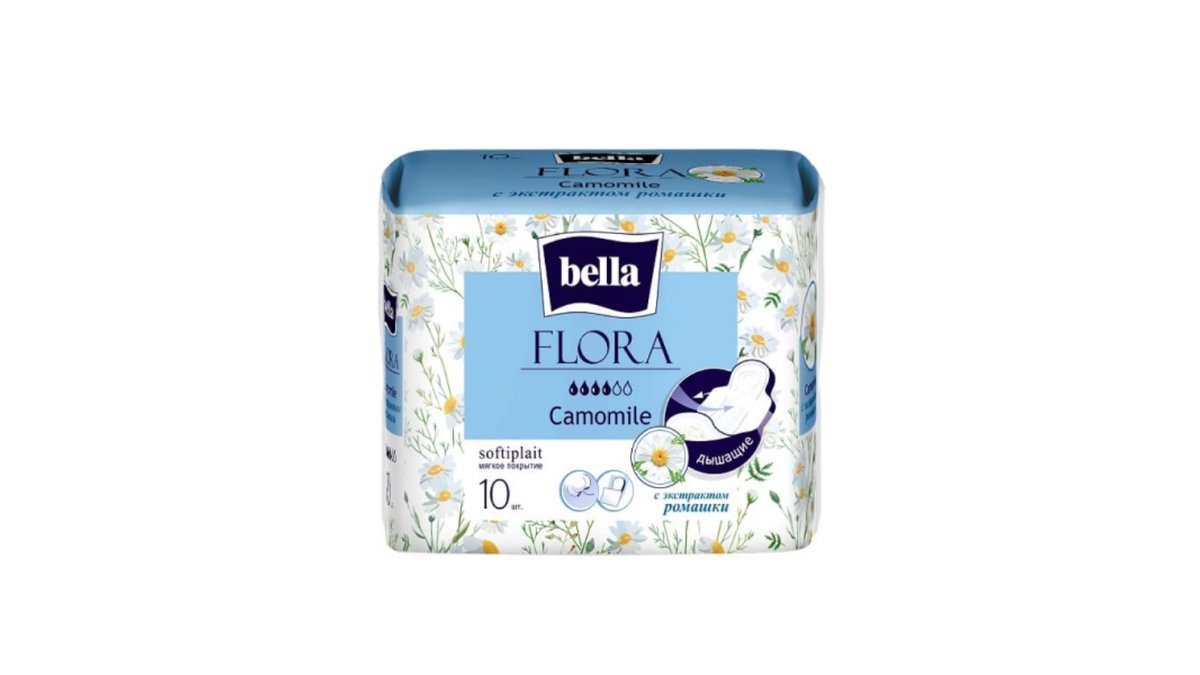Прокладки гигиенические Bella Flora Camomile 10 шт