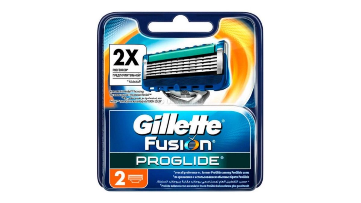 Gillette Fusion Proglide Кассеты для бритья 2шт