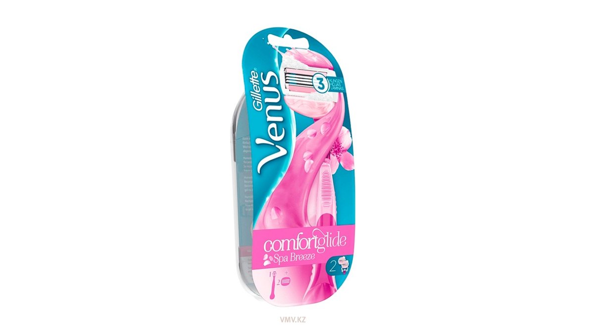 Venus Breeze бритва с 2 сменными кассетами