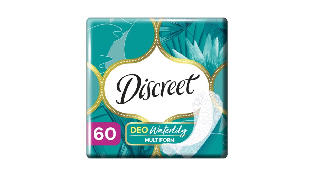 Ежедневные прокладки Discreet Deo Water Lily 60 шт
