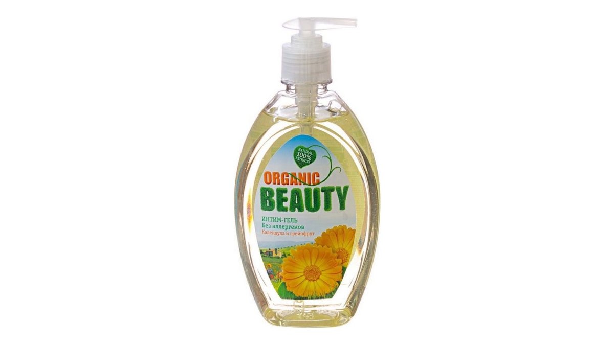 Интим-гель Organic Beauty календула и грейпфрут 500 мл