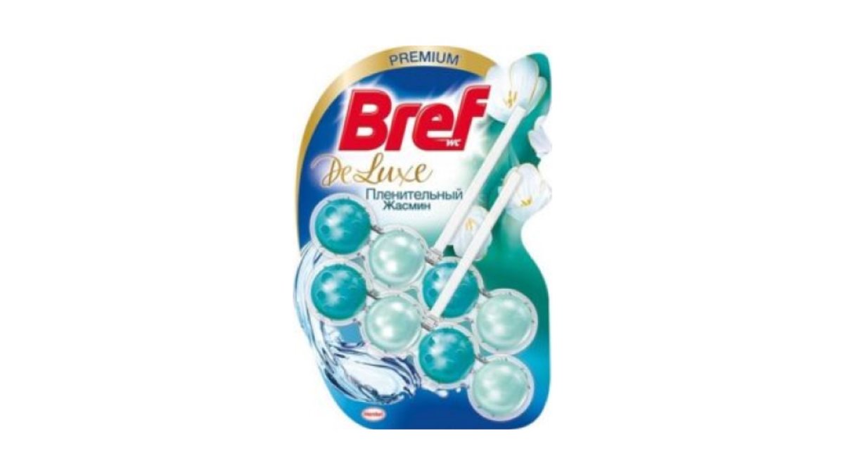 Рим-блок Bref Делюкс Пленительный жасмин 2 шт х 50 г