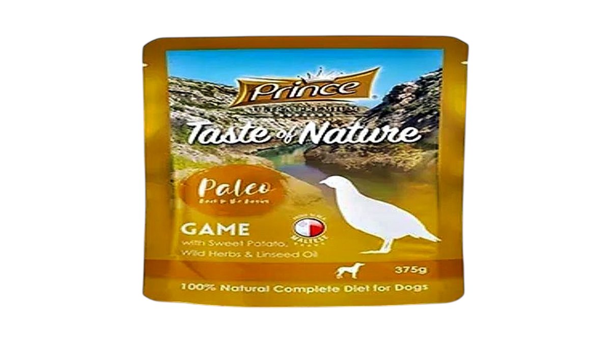 Prince Pouch Game with Sweet Potato, Wild Herbs & Linseed Oil