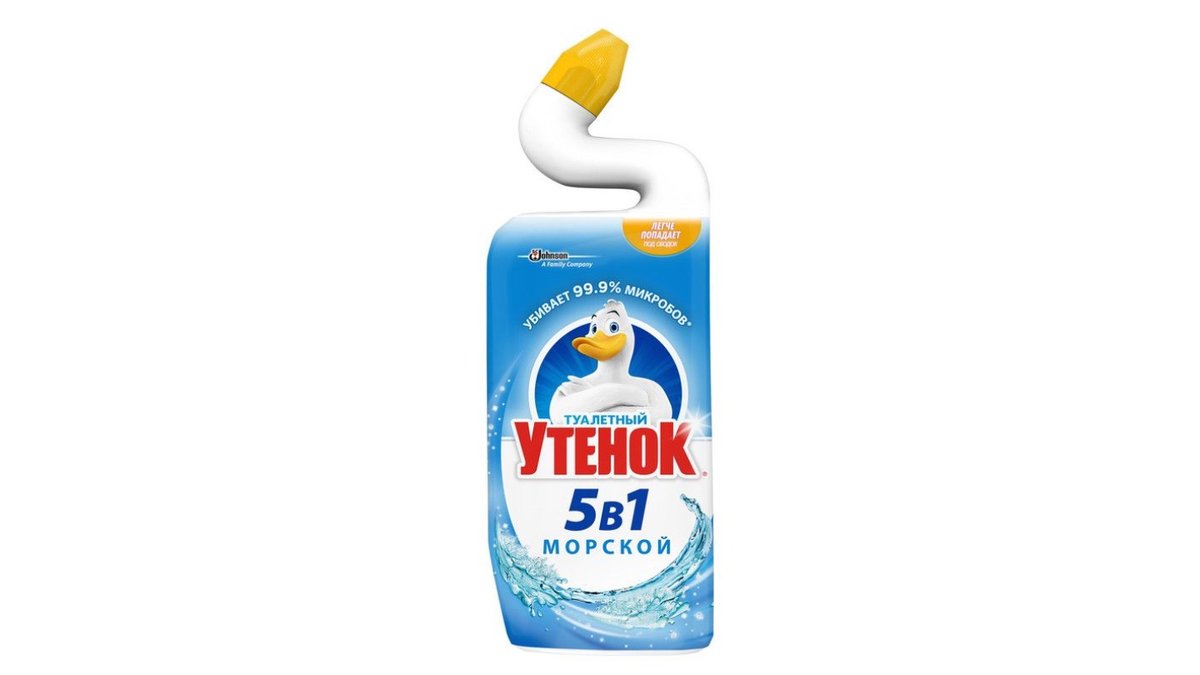 Средство для унитаза Туалетный Утёнок Морской 500 мл