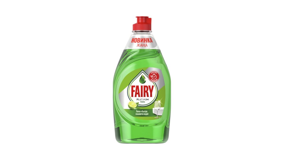 Средство для мытья посуды Fairy Platinum лайм 430 мл