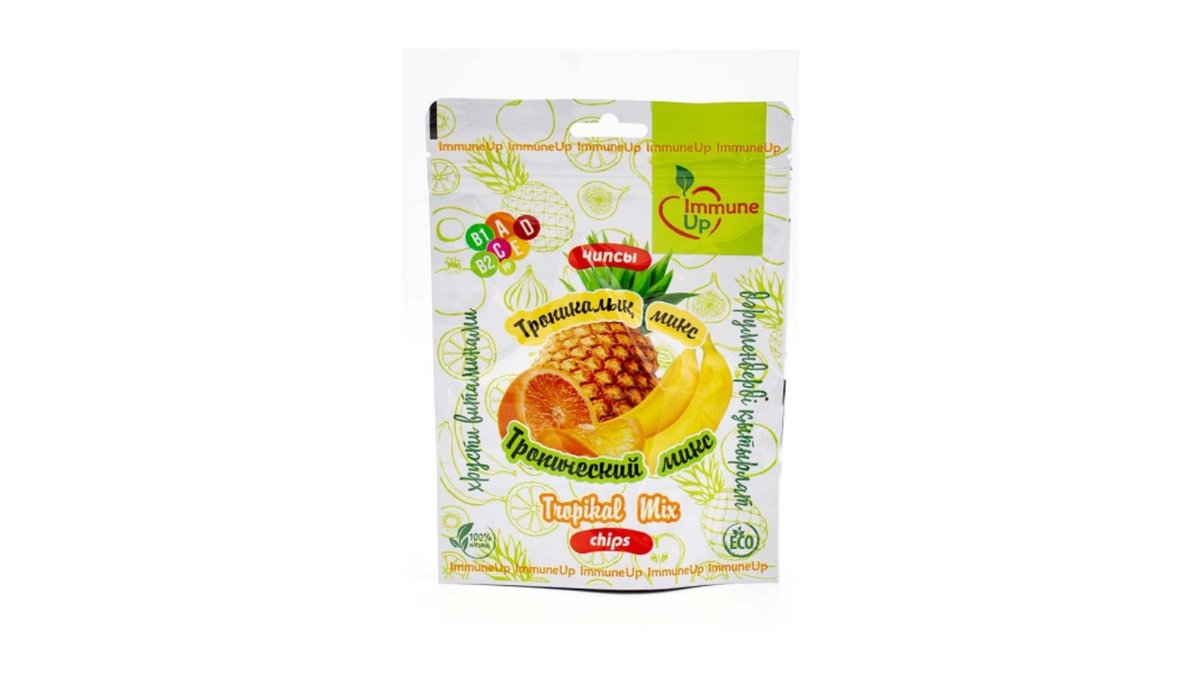 Фруктовые чипсы Immune Up тропический микс 20 г