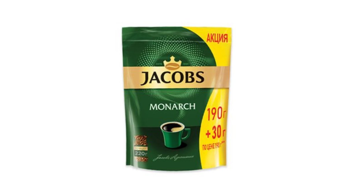 Кофе Jacobs Monarch растворимый 190 г