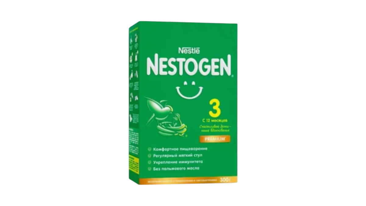 Смесь NESTLE Nestogen 3 12 мес+ 350г кор