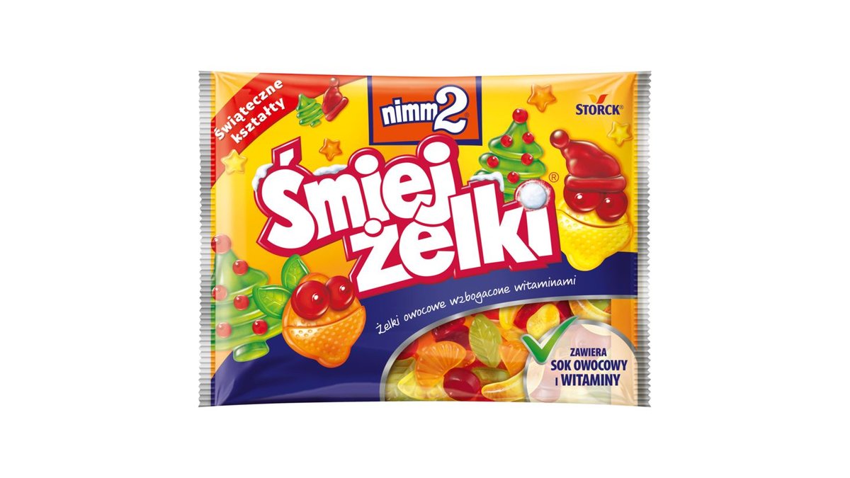 nimm2 Śmiejżelki Żelki owocowe wzbogacone witaminami 100 g