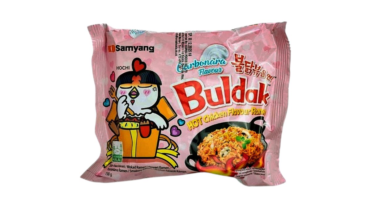 SAMYANG BULDAK HOT CHICKEN FLAVOUR RAMEN CARBONARA (1PCS)