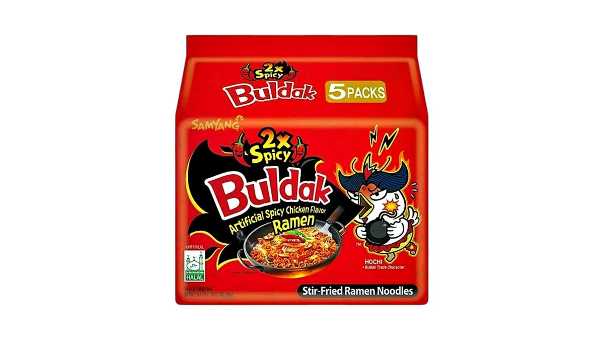 SAMYANG BULDAK HOT CHICKEN FLAVOUR RAMEN 2X SPICY  5PCS
