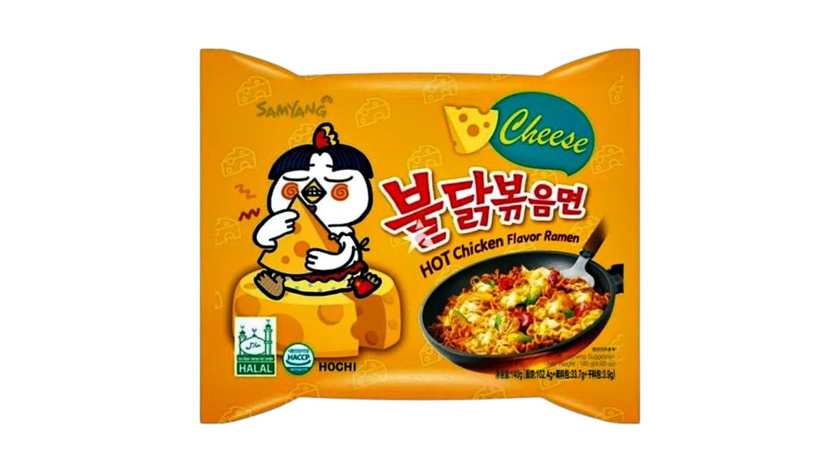 SAMYANG BULDAK HOT CHICKEN FLAVOUR RAMEN CHEESE 100g