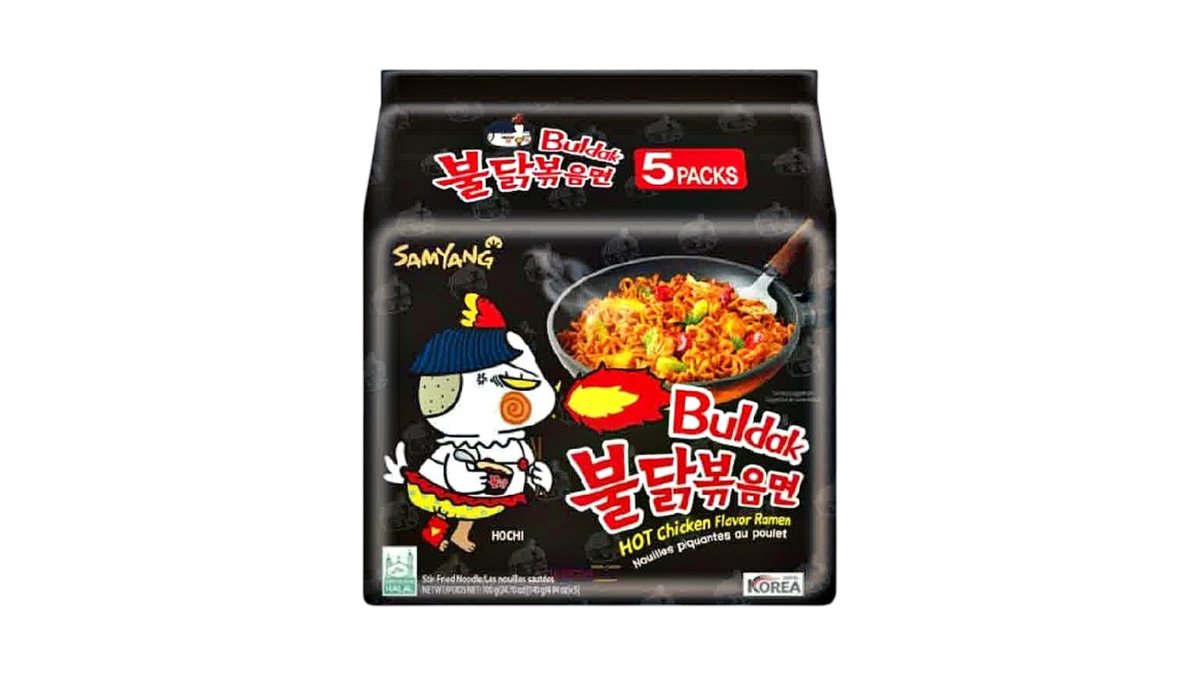 SAMYANG BULDAK HOT CHICKEN FLAVOUR RAMEN 5PCS PACK