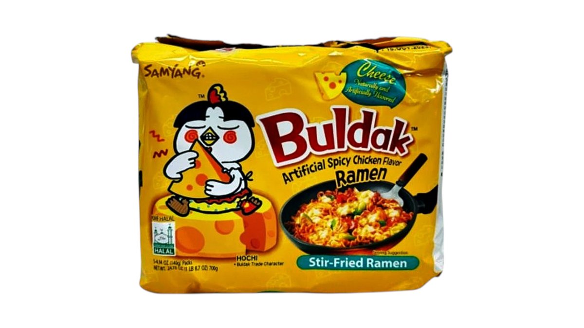 SAMYANG BULDAK HOT CHICKEN FLAVOUR RAMEN CHEESE 5PCS PACK