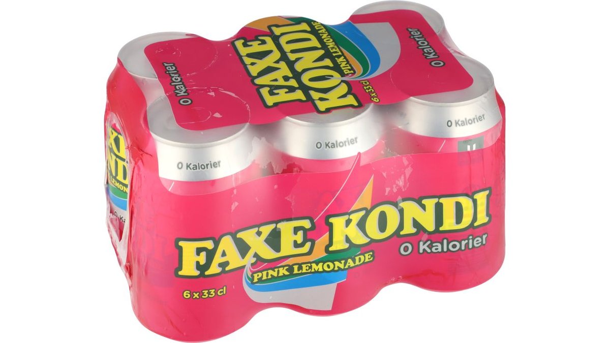 Faxe Kondi Pink Lemonade 0 kalorier 6-pak