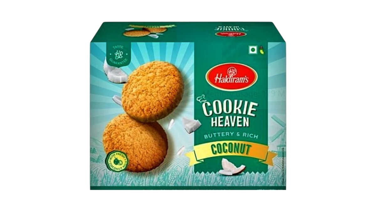 HALDIRAMS COOKIE COCONUT 180g